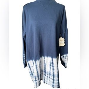 NWT Altar’d State Oversized  Tie Dye Sweatshirt Dress Size Small